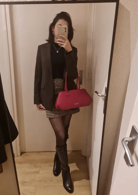 Styling a pop of red for fall - Which look is the best?