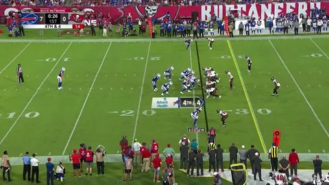 [Highlight] Bills tight end and emergency punter Zach Davidson booms a 62 yard punt