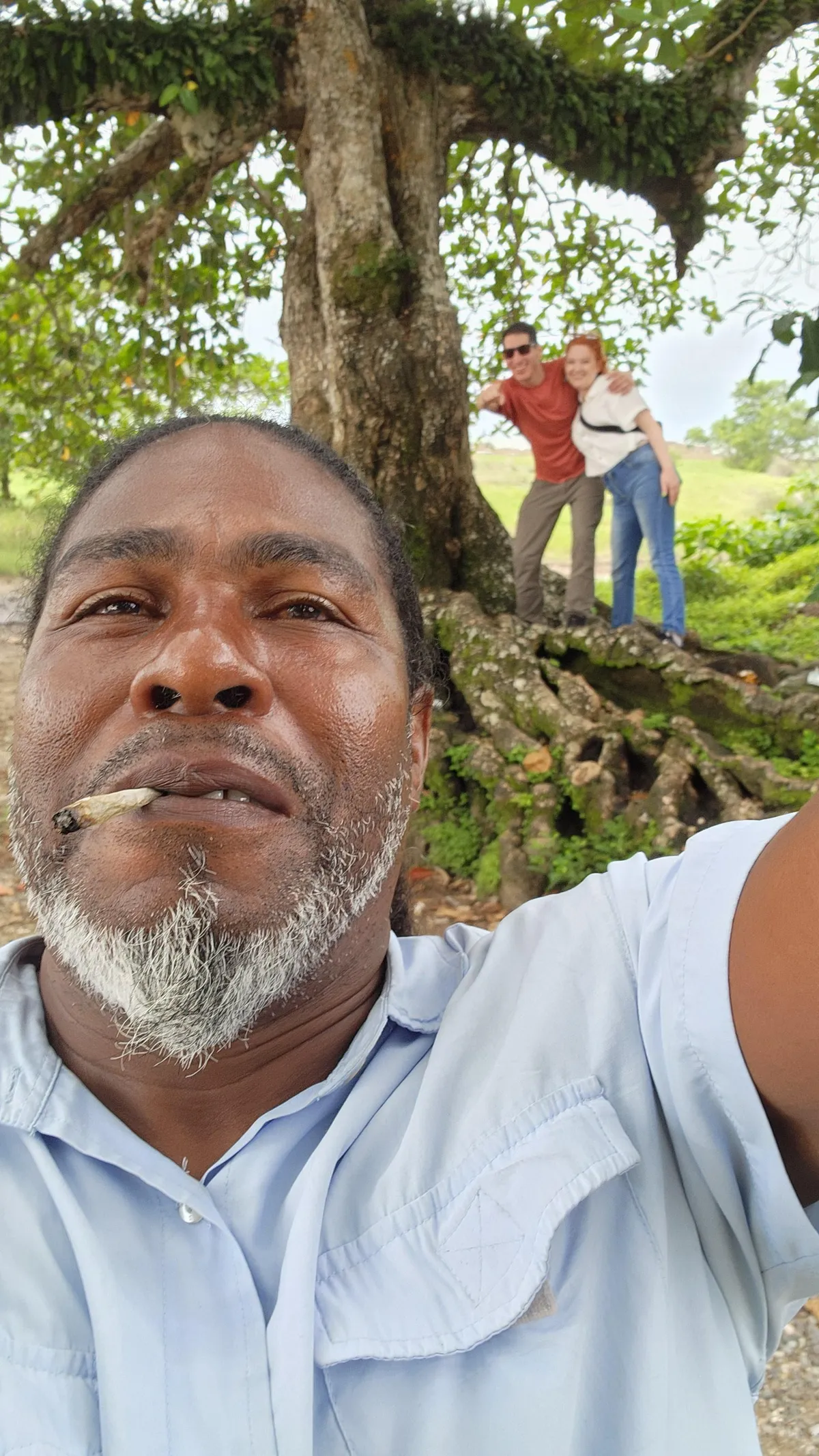 When you ask your guide to get a picture for you