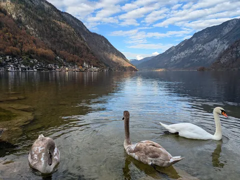 Hallstatt, Austria in Autumn 2024.