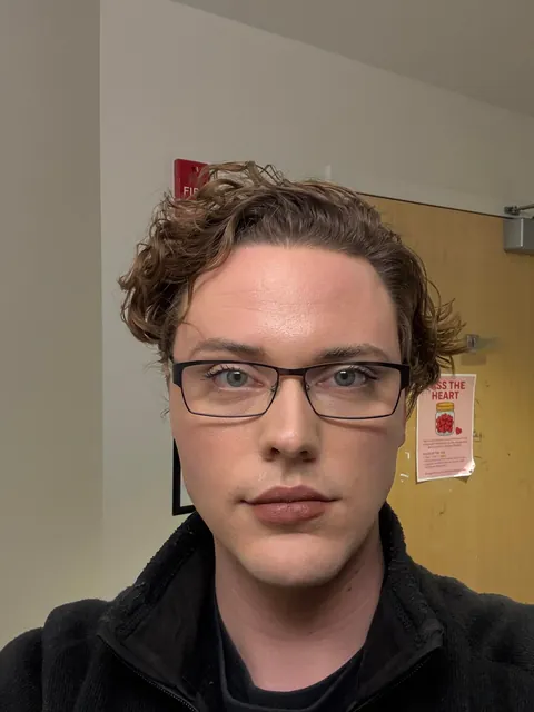 I work in a hospital on night shift, lately this has been my work look. Is it working? Do I have any blind spots? I’m looking to appear slightly to moderately androgynous without being in your face about it.