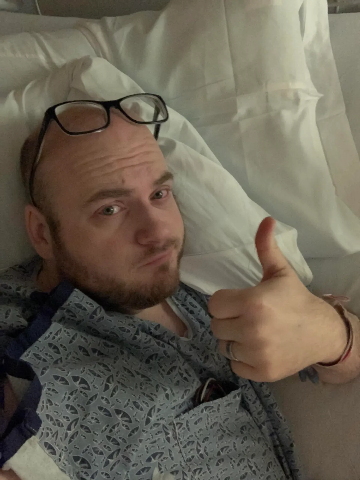 (44M) About to have quintuple heart bypass surgery due to hereditary issues in less than an hour. Scared as hell. Wish me luck.