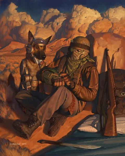 Fallout New Vegas, Deimos Art, digital painting, 2025