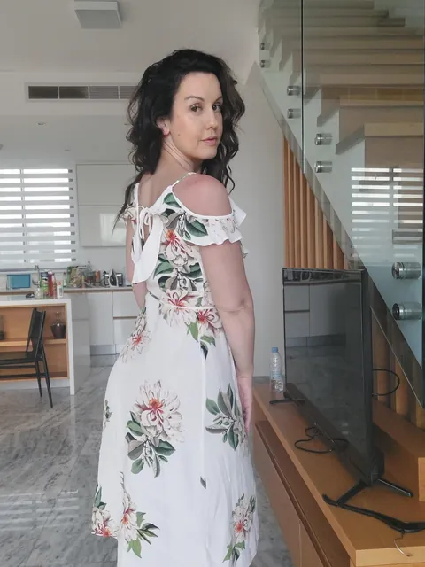 Husband would like to know if you hold out on a date knowing there is no underwear being worn underneath this dress