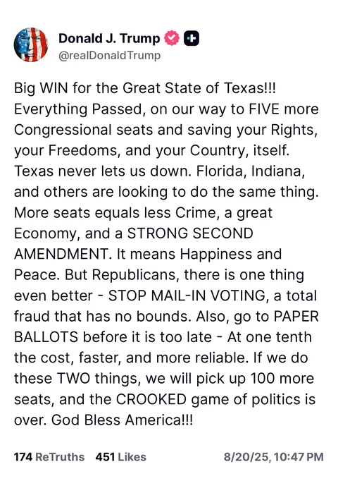 He's point blank admitting they're trying to rig elections.