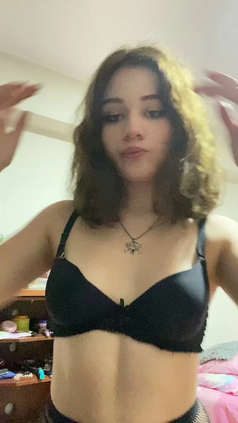 Just a small girl with goth ways