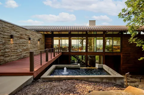 Modern house (Little Rock, Arkansas, US).