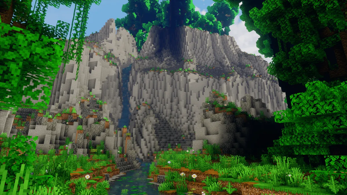 Textbook Map in Minecraft