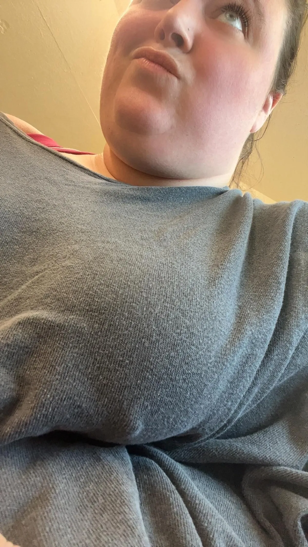 Had to take the bra off today