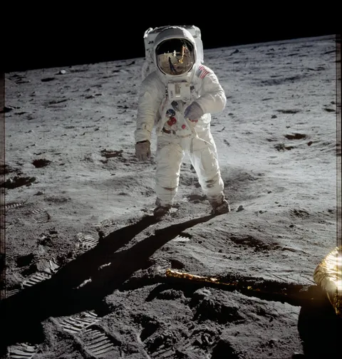 49 years ago today Neil Armstrong and Buzz Aldrin became the first men to set foot on another heavenly body. In honor of that I thought I’d post an iconic image of Buzz standing at the base of the Lunar Lander “Eagle” photographed by Neil. [4062X4265]