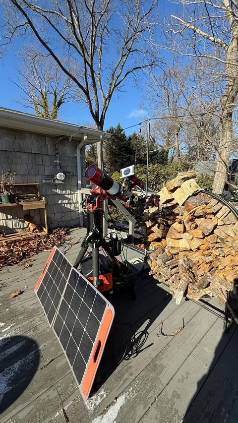 My first clear photo of the Sun this year: 1/17/2025