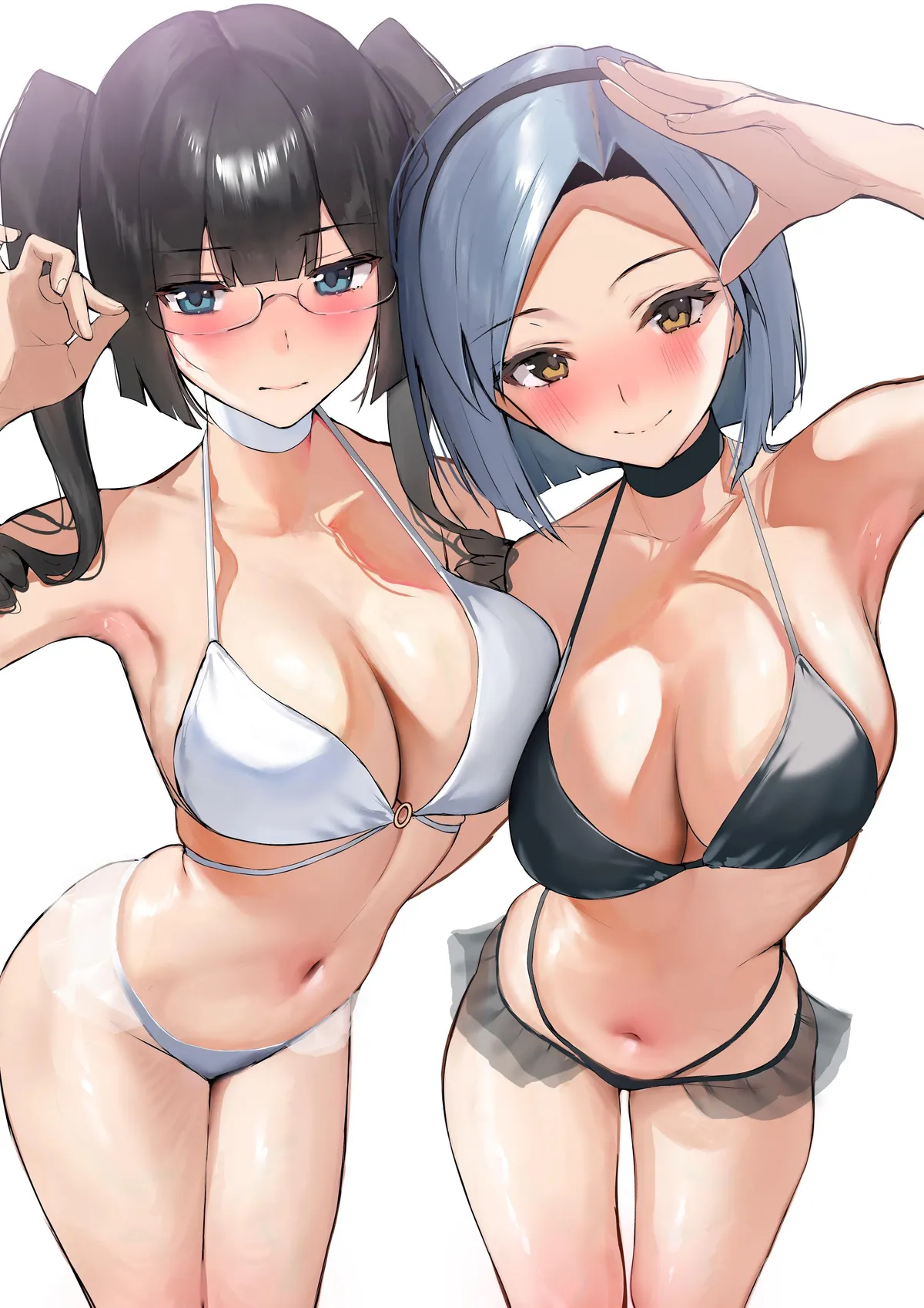 Black &amp; White Bikinis