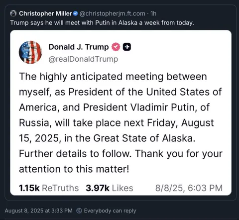 Putin Coming To America