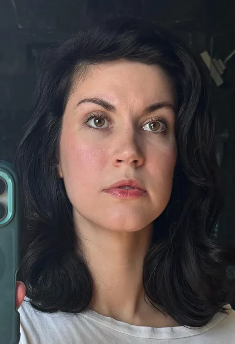 Does a red lip age me, or am I just not used to it? (Swipe for natural look). Be honest!