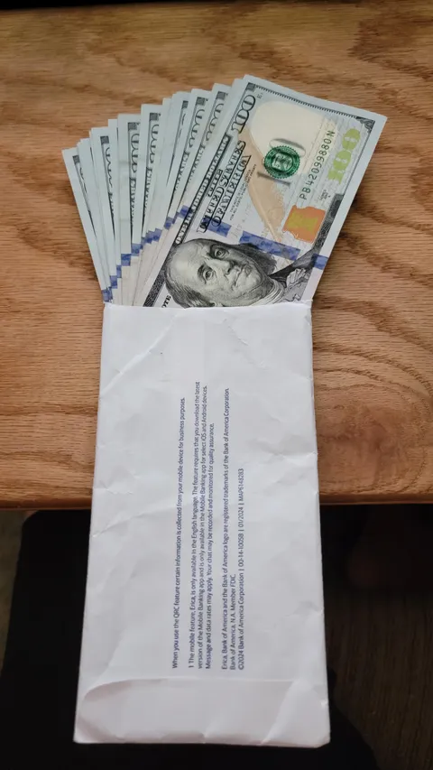 Apparently, in the last 5 years, I put an envelope full of cash on a shelf and forgot about it