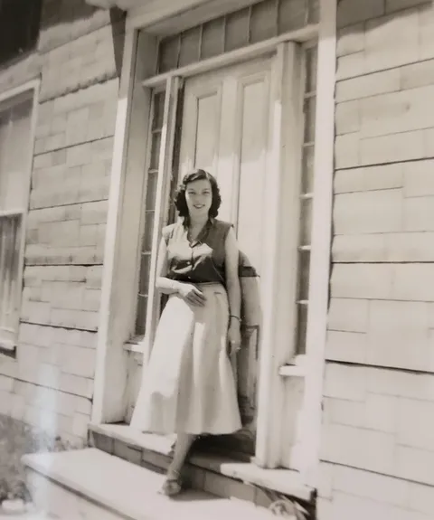 My Grandma in June 1956. She just turned 87 and is still beautiful inside and out.