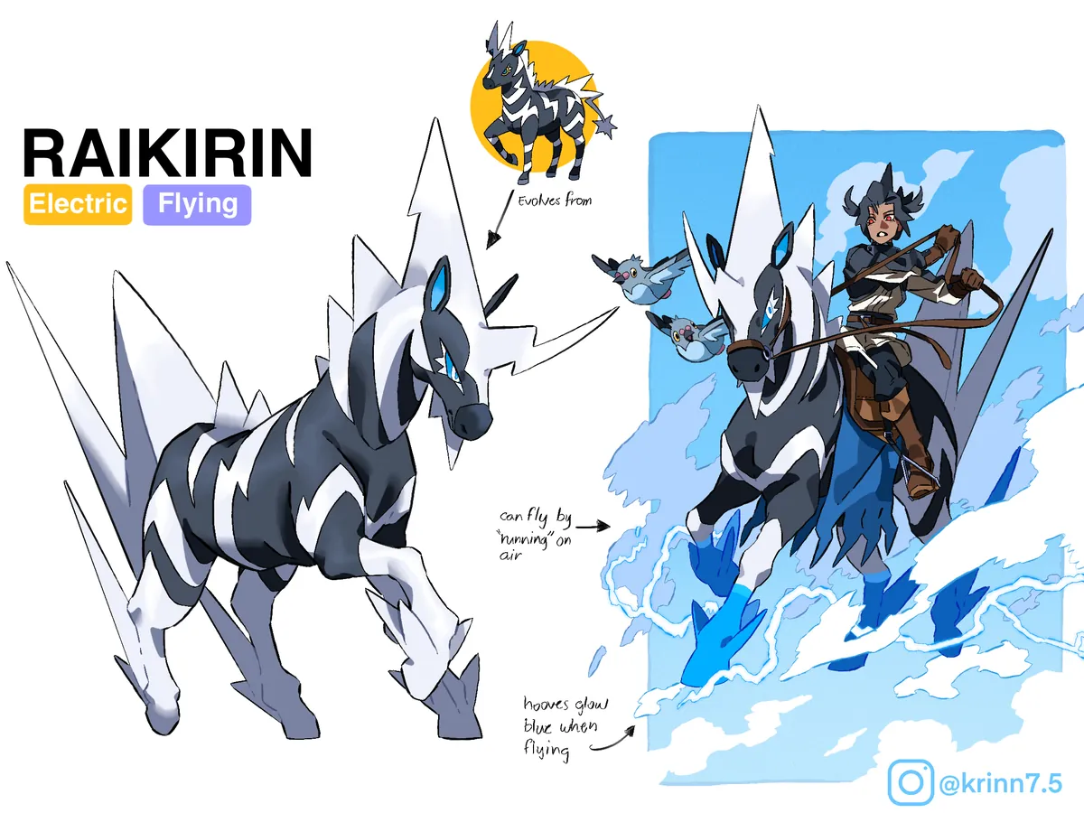 [OC] My take on Unova’s Legend of the Original Dragon