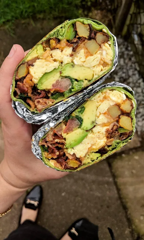 [homemade] breakfast burrito