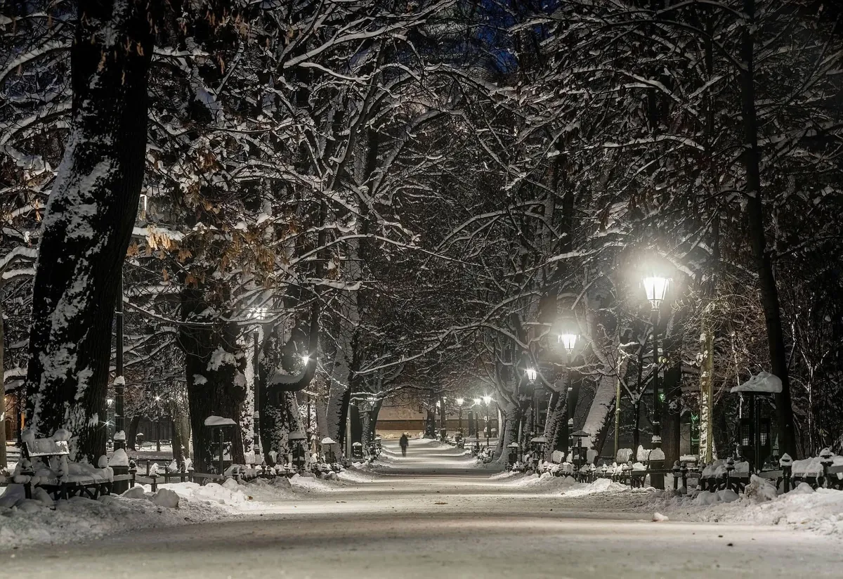 Winter in Kraków 2024, Poland.
