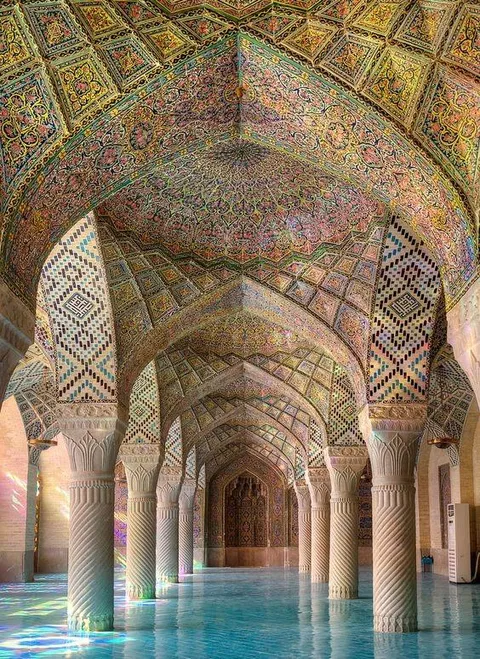 Ol-mulk Mosque In Shiraz, Iran