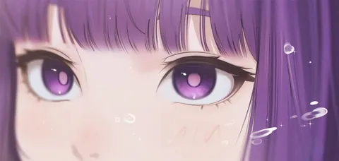 Trying something new, I drew a multi-panel Frieren fanart (there's a fifth panel on the next slide!)