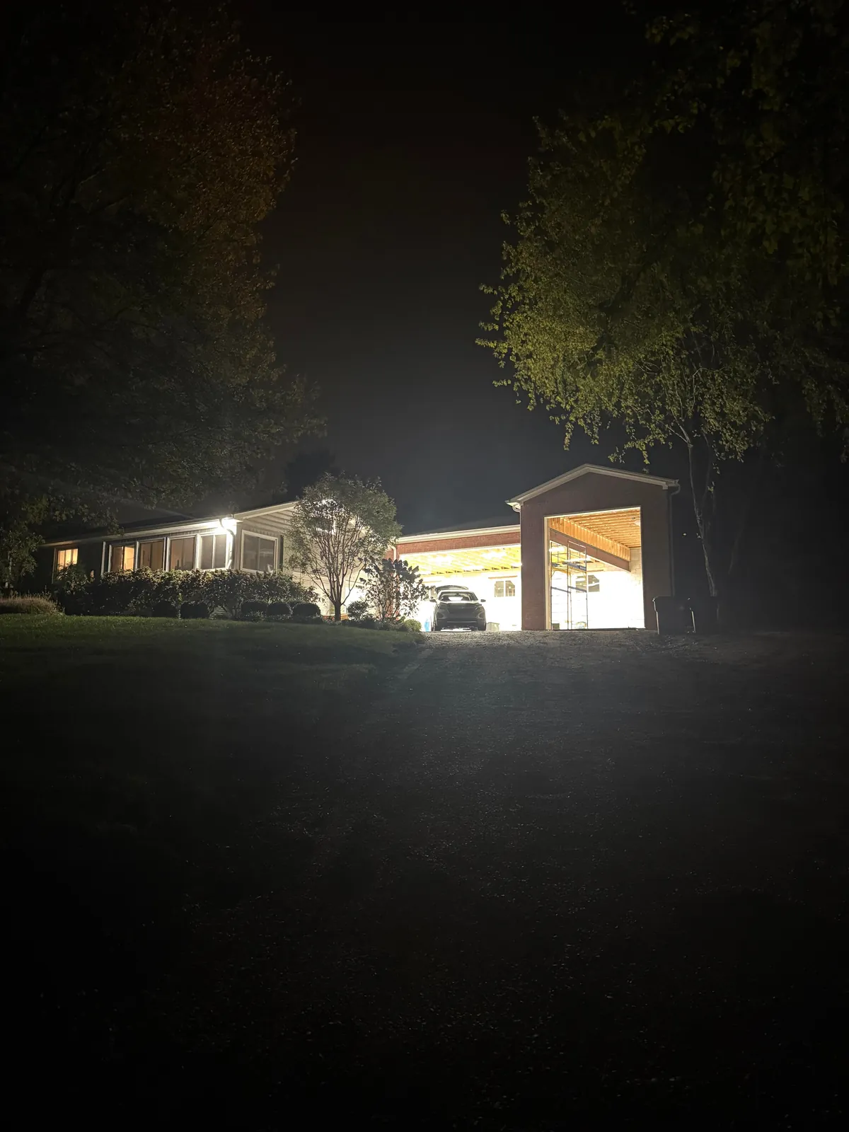 Occupancy permit achieved. Now it’s time for doors, lift, waste oil heater, driveway, and sealing the floors