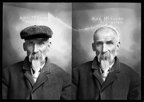 Mugshots Taken Between 1901 &amp; 1908 in Nothern California by Photographer Clara Sheldon Smith