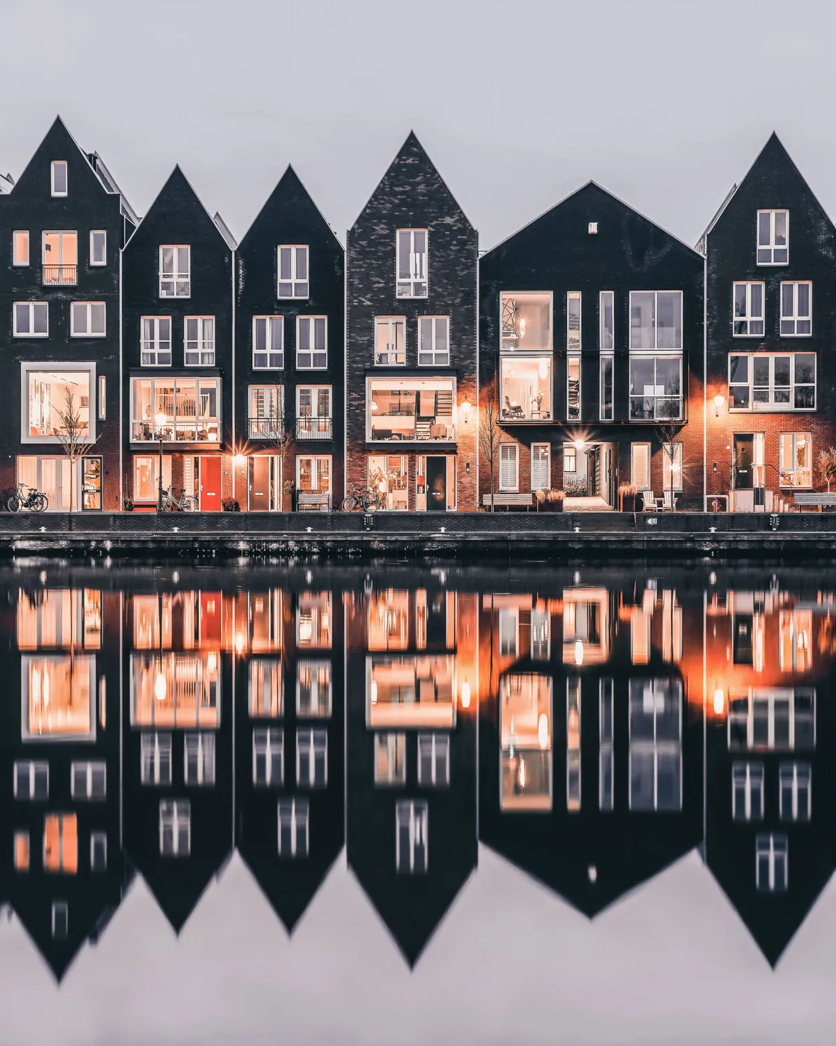 ITAP of houses in Haarlem