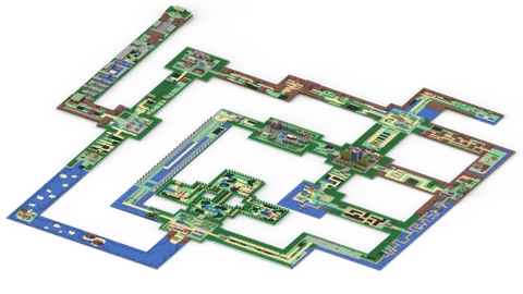 My Magnum Opus: Pokemon Kanto's Outdoor Areas entirely made out of 46.167 LEGO Bricks! 125x128 Inches or 319x326 Centimeters! A weight of 911 Ounces or 25.840 Grams! One Month of Work! No Viridian Forest though, because it doesnt fit due to game-design, unlike the Pokemon Zone.