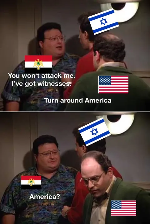 They’re bogged down in Vietnam, pal