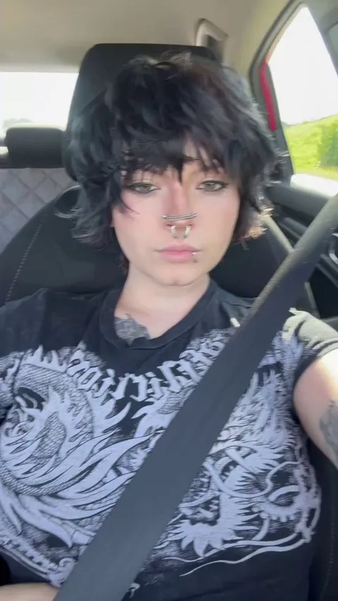 flashing on the highway