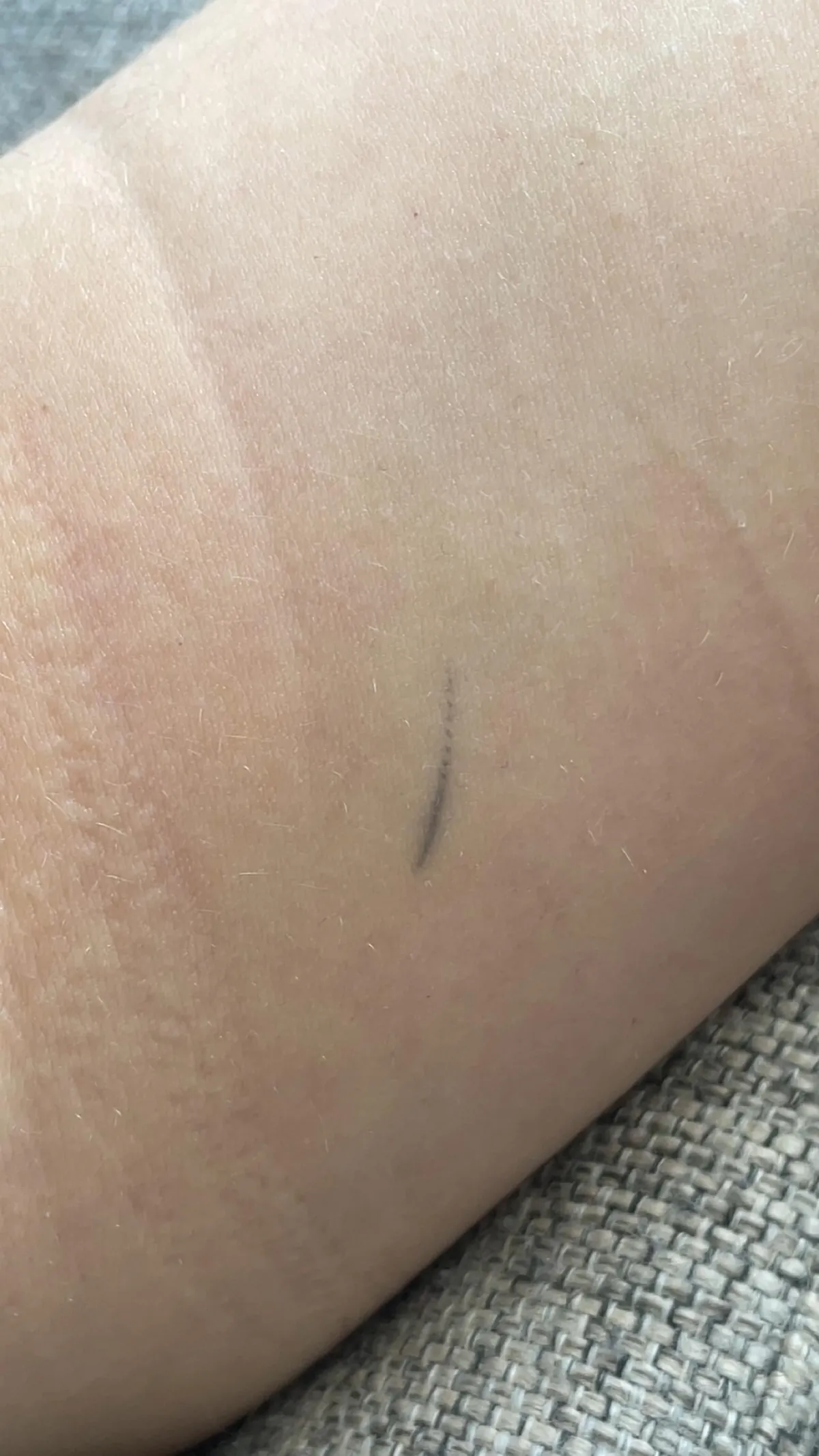 Accidental tattoo during my first session