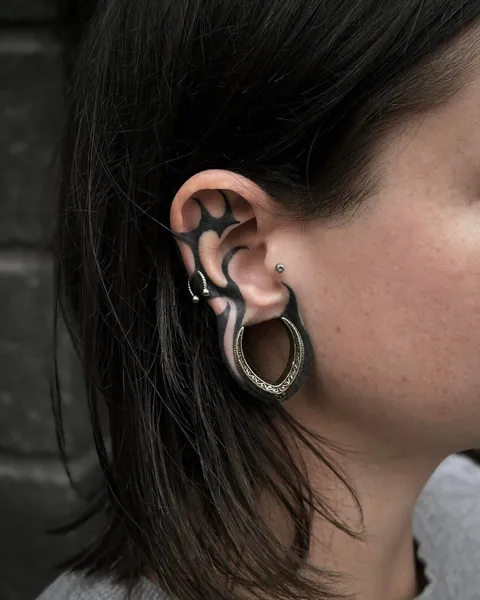 Fully healed ears. Artist - me. Warsaw, Poland