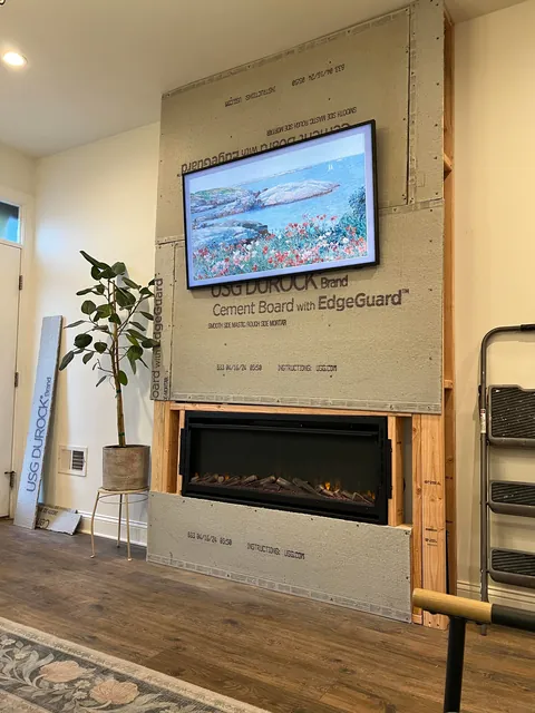 Roast my DIY - Stone Fireplace Wall