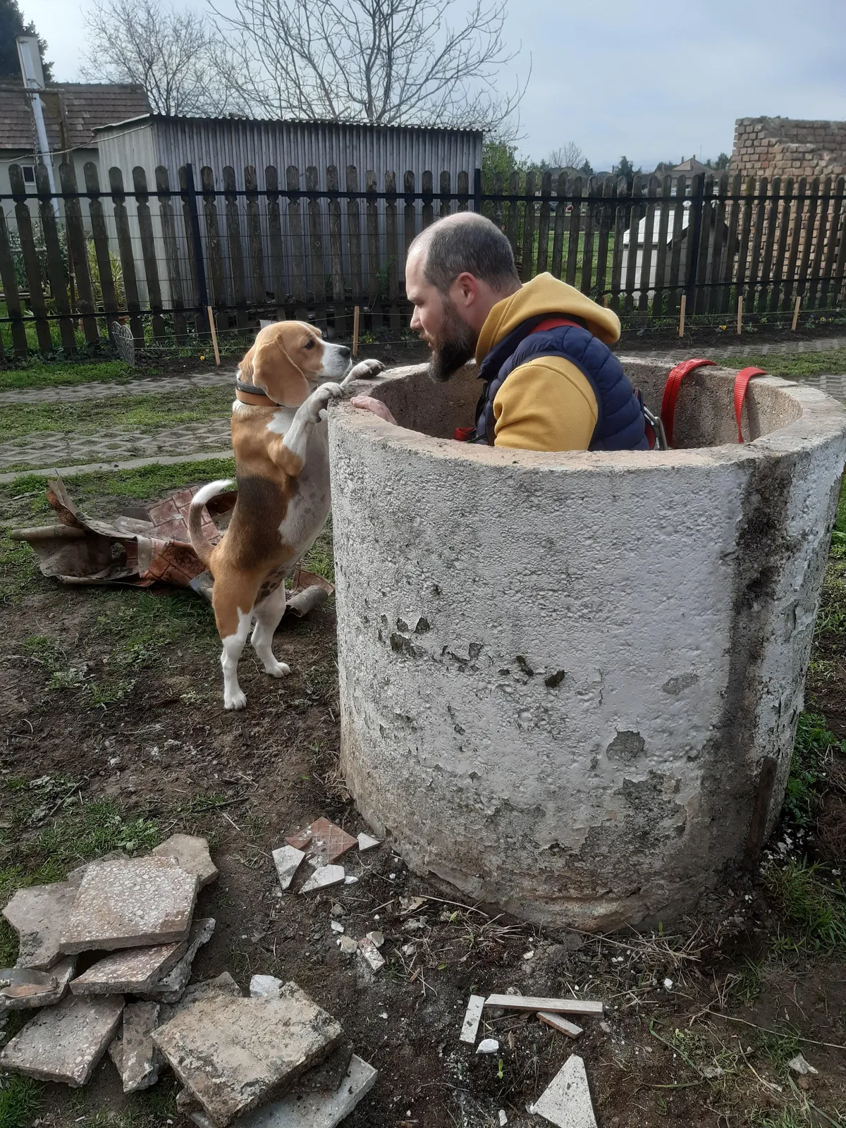 My garden well project