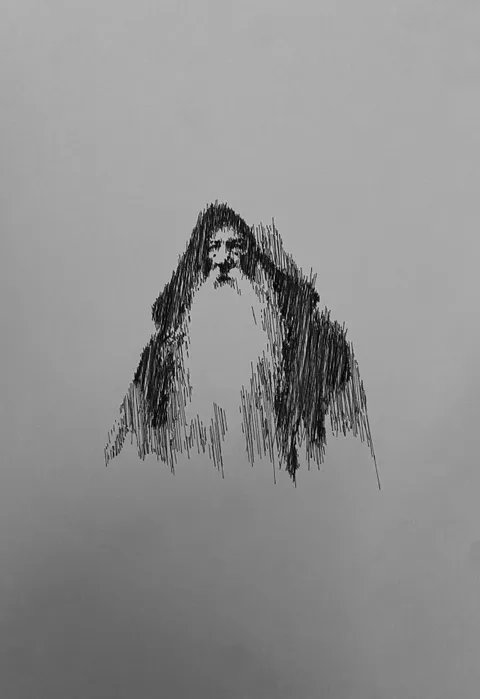 Untitled, holmestorm (me), pen plotter, 2024