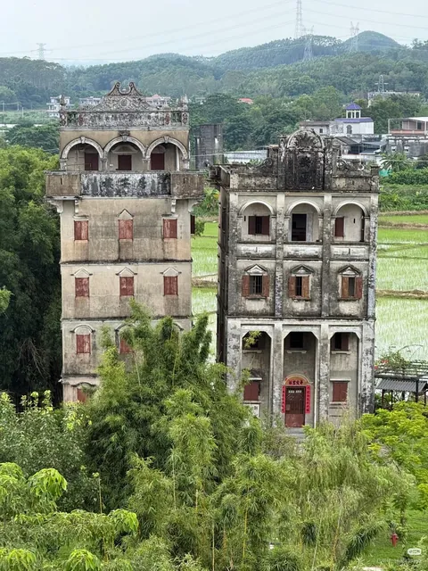 Not well known piece of Chinese architecture history, Diaolou tower villages of Kaiping, China