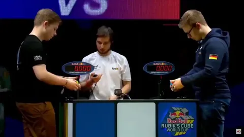 When you lose to your twin brother by 0.001 sec