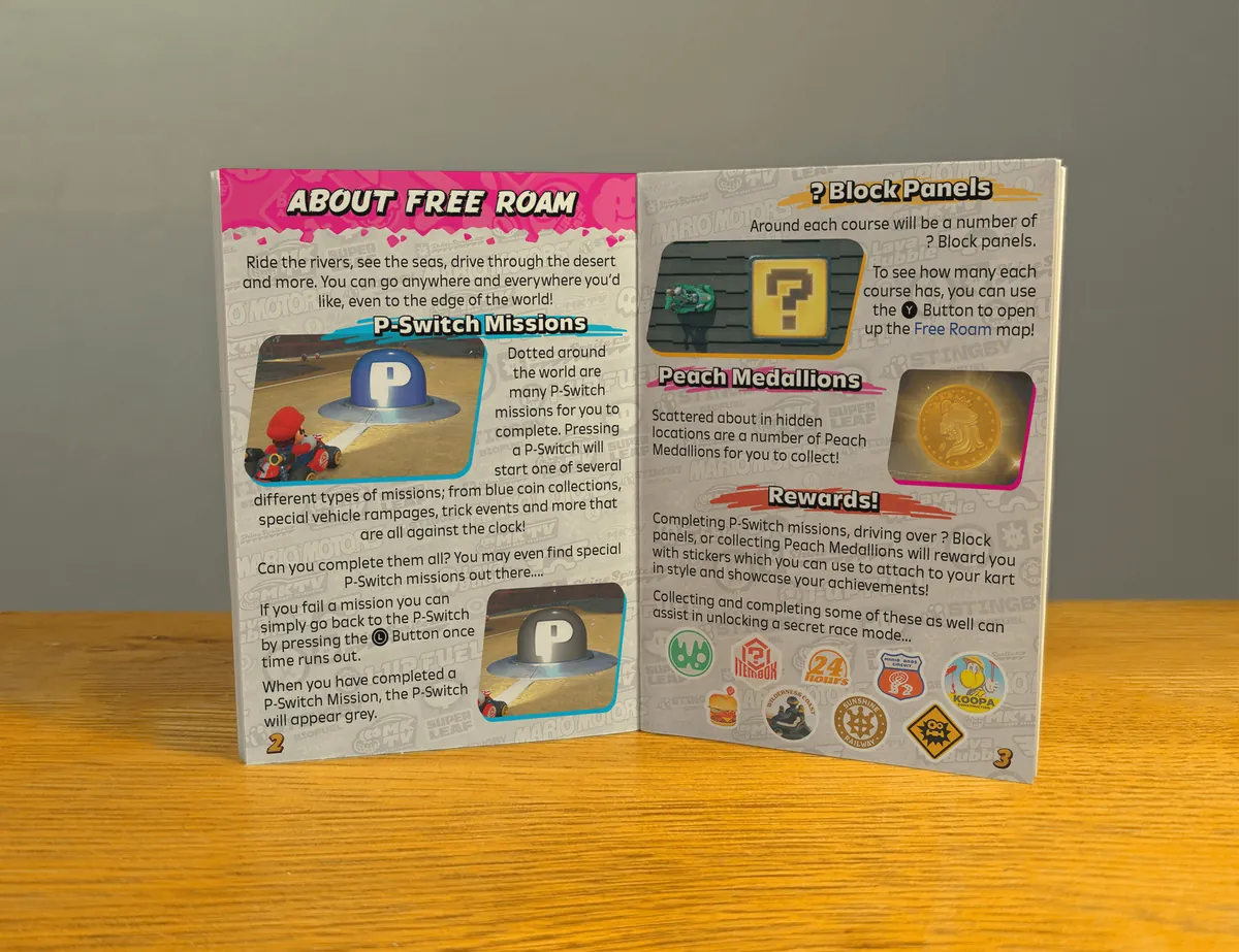 Custom Manual/Booklet for Mario Kart World