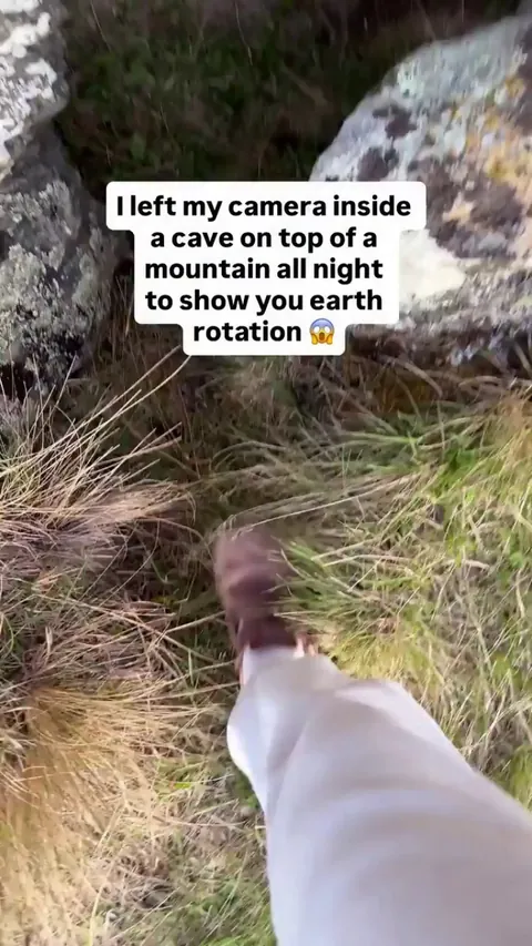 Stars standing still… but we’re the ones rotating