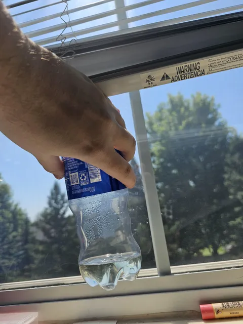 Pepsi turned clear from sitting on the window sill for multiple months