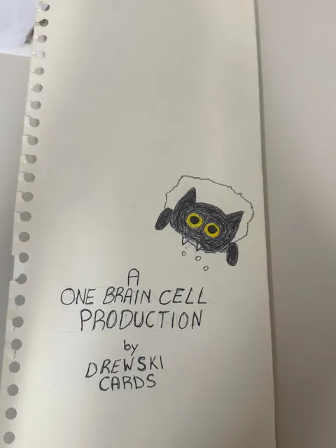 A birthday card from my husband I received this year. I treasure his homemade cards more than anything else but this homage to me and the voids was the ultimate gift.