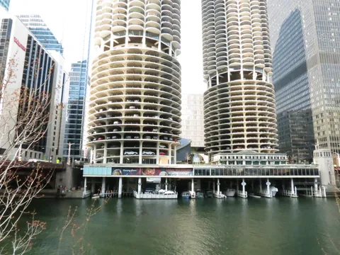 The Marina city towers, Chicago
