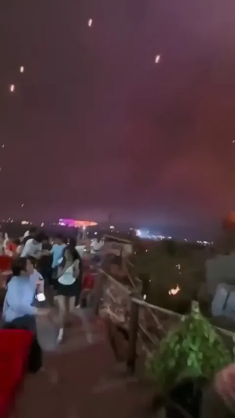 Massive drone accident in Liuyang, China