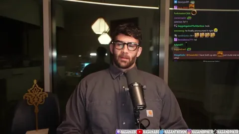 Hasan encourages his viewers to watch on both Twitch and YouTube simultaneously.