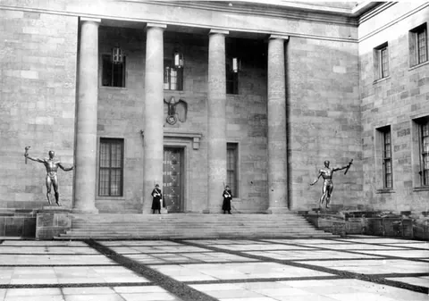 Hitler’s Reich Chancellery, the headquarter and personal office of the führer. (1939)