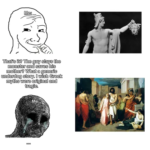 Duality of Greek heroes