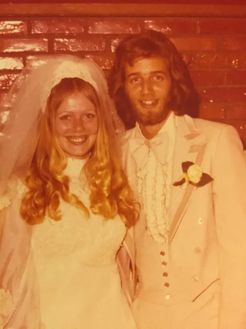 my in-laws on their wedding day in 1972