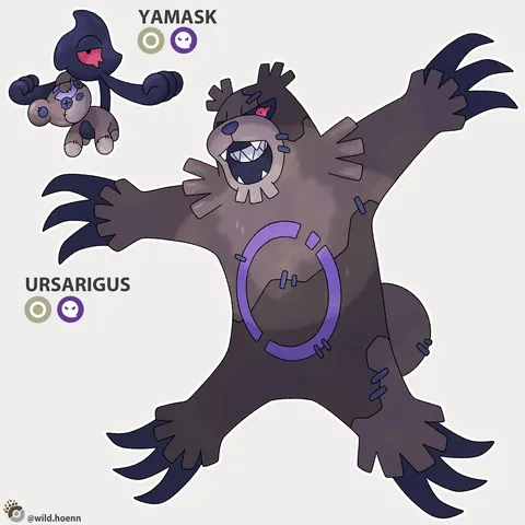 I designed a Yamask of every type!