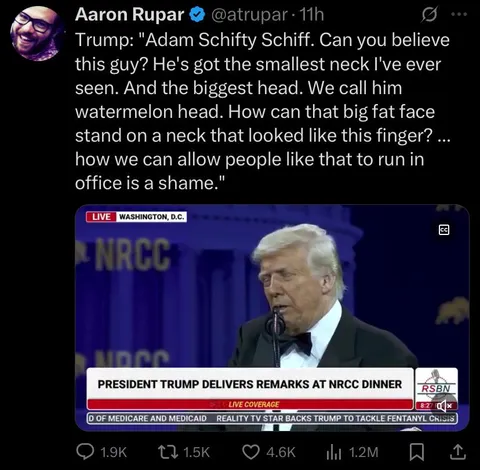 Never in my lifetime have I ever seen an American President constantly and childishly bully fellow Americans.